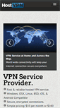 Mobile Screenshot of hostvpn.com